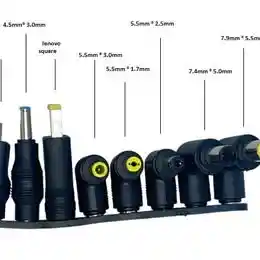 Cargador Portátil Universal 8 Plug Diferentes Laptop Lenovo Square - Tipo C- Punta Azul Hp