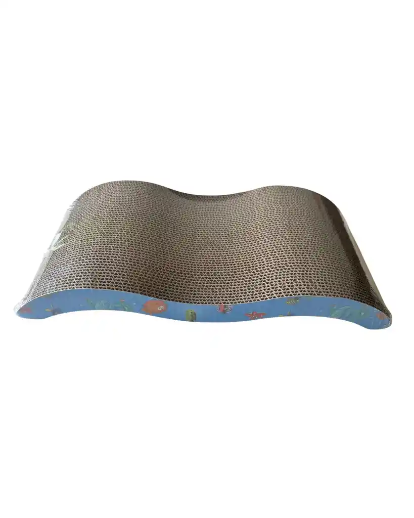 Rascador De Cartón Con Curvas Para Gato - 42 X 20 Cm