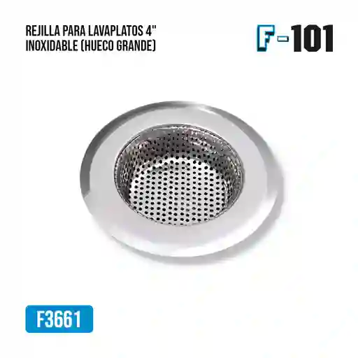 Rejilla Para Lavaplatos 4 Inoxidable Hueco Grande