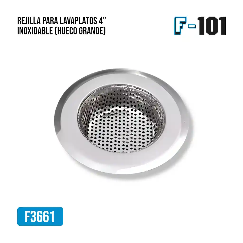 Rejilla Para Lavaplatos 4 Inoxidable Hueco Grande