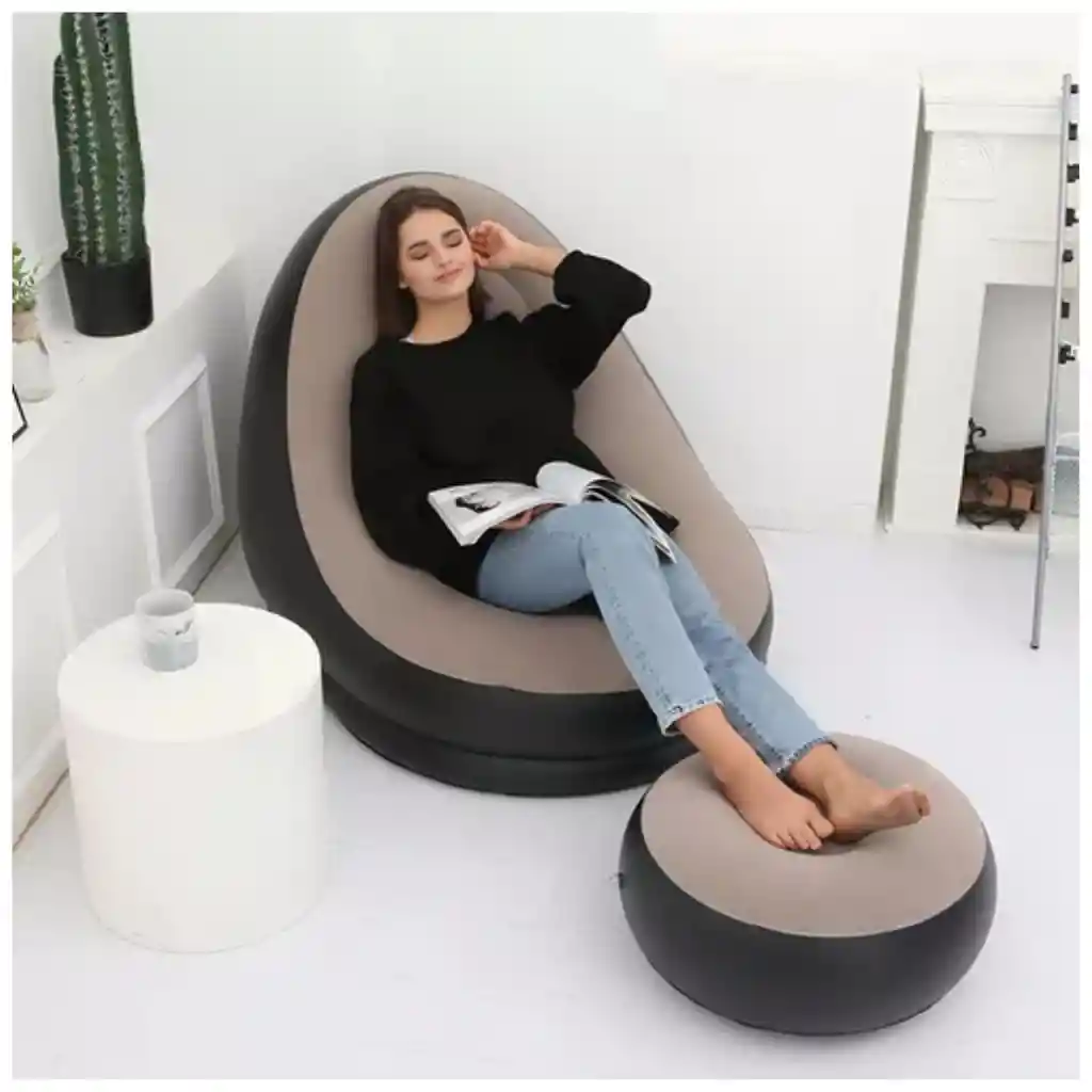 Silla De Descanso Inflable, Sofá Plegable Porta