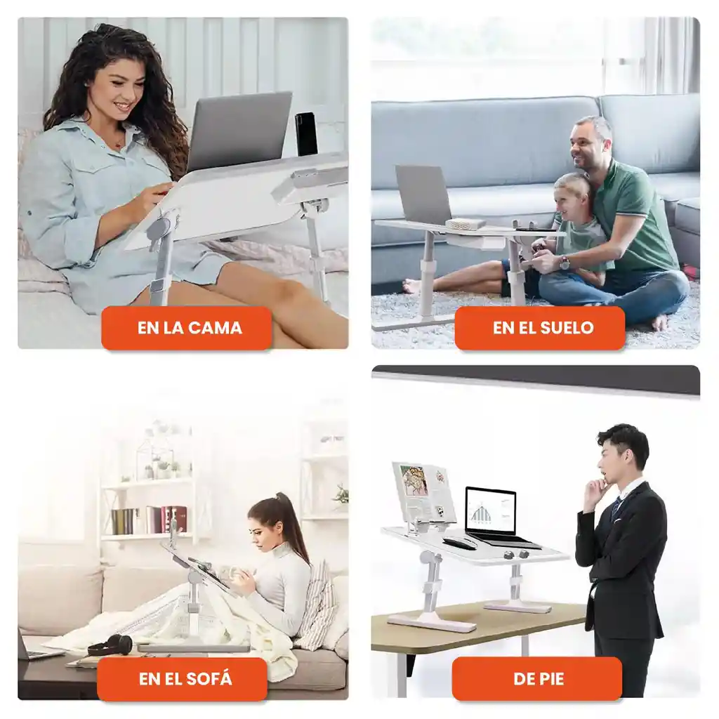 Mesa De Cama Escritorio Multifuncional