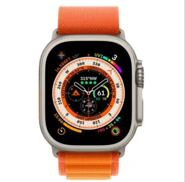 Reloj Inteligente Apple Smartwatch Naranjaultra 2-1.1 De Última Generación