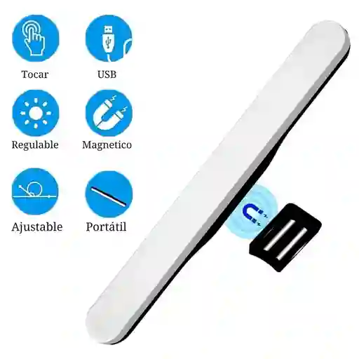 Barra Lampara De Luz Led Magnetica Recargable 3w