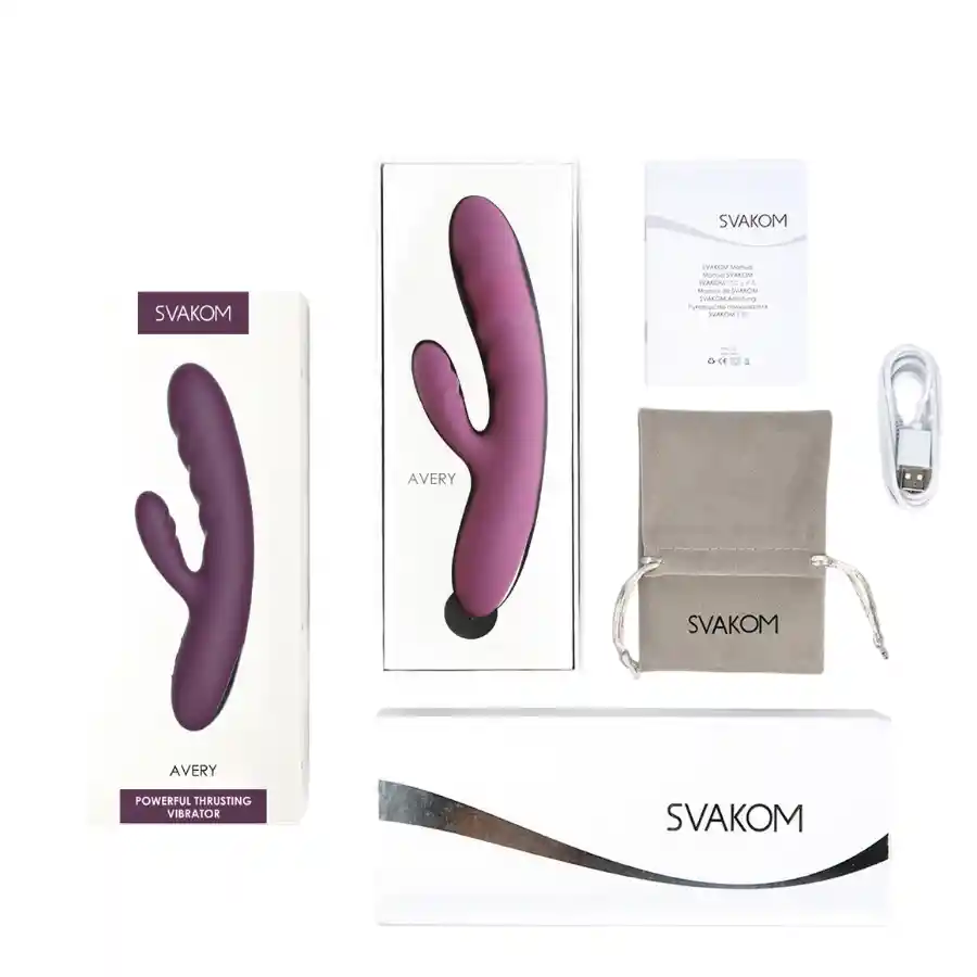 Vibrador Avery Morado Svakom