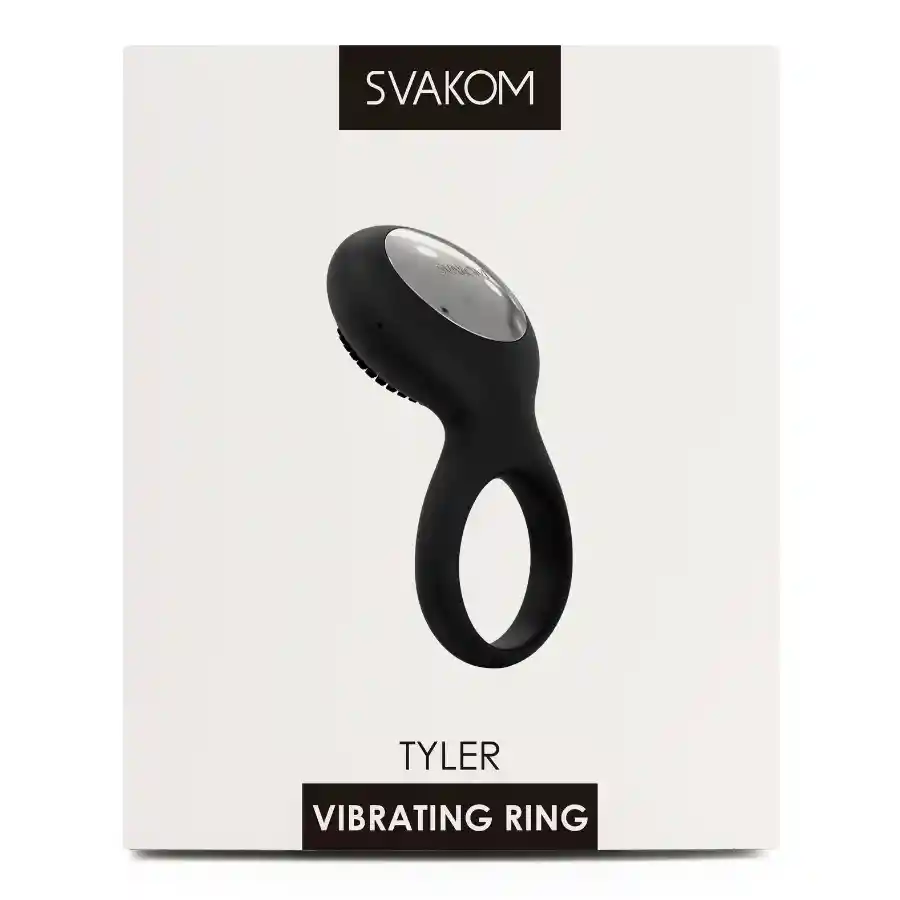 Anillo Vibrador Tyler Negro Svakom