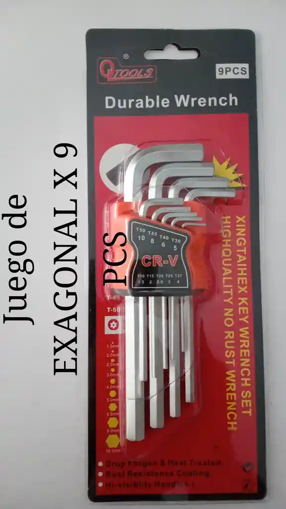 Juego Exagonal X 9 Pcs