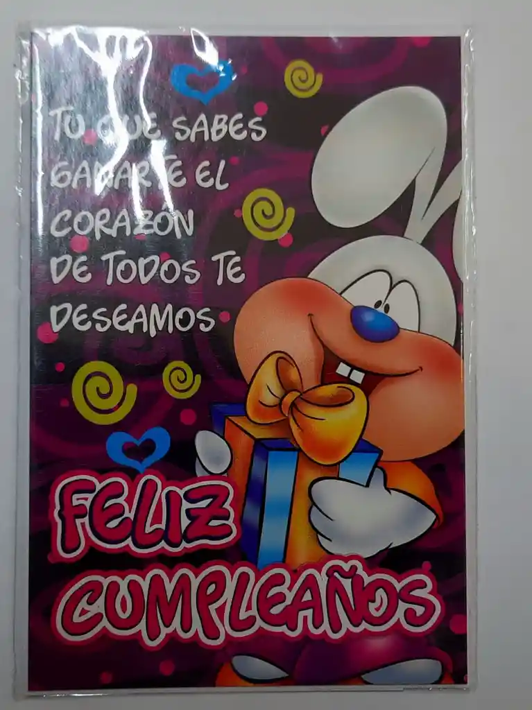 Tarjeta Regalo De Feliz Cumpleaños