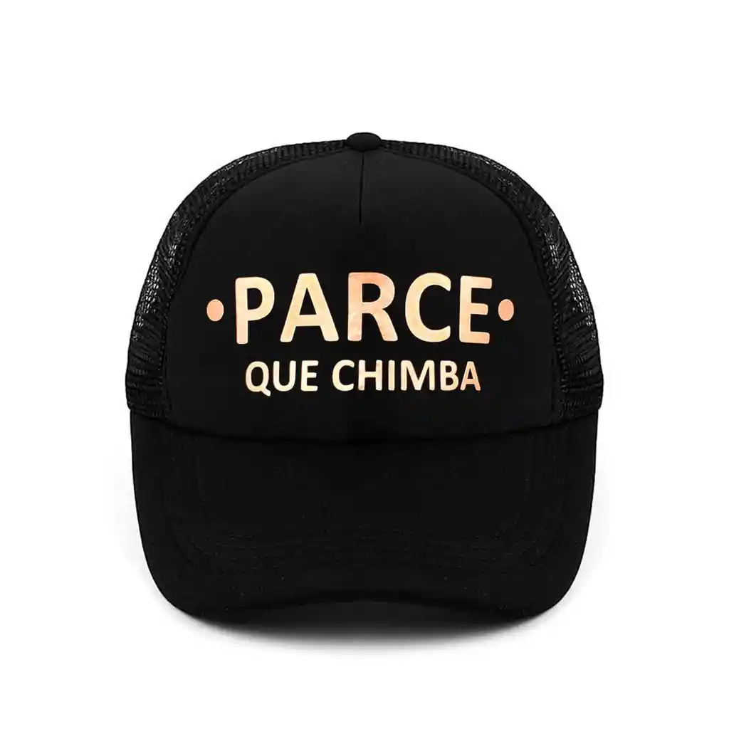 Gorra Parce Que Chimba Oro Rosa