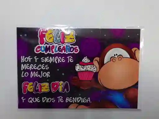 Tarjeta Para Regalo Feliz Cumpleaños