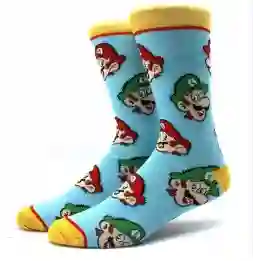 Regalo Calcetines Divertidos Animados Mario Bross