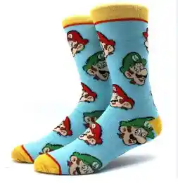 Regalo Calcetines Divertidos Animados Mario Bross