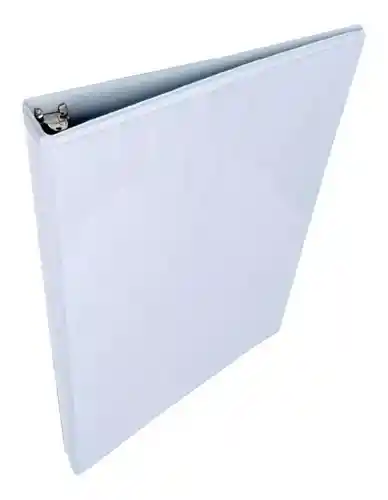 Folder Blanco 0,5" Pulgadas Carta