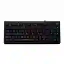 Teclado Gamer Vsg Quasar Mecanico Negro Tkl Rgb S/rojos C/controlador