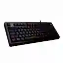 Teclado Gamer Vsg Quasar Mecanico Negro Tkl Rgb S/rojos C/controlador