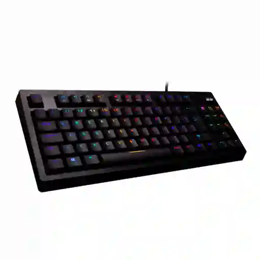 Teclado Gamer Vsg Quasar Mecanico Negro Tkl Rgb S/rojos C/controlador