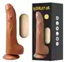 Vibrador Realista Giratorio Con Control Remoto Y Chupa Pila/usb