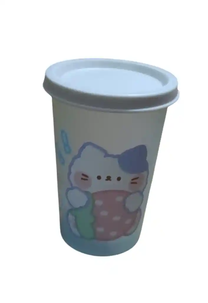 Vaso Con Tapa Catlovers Bebe