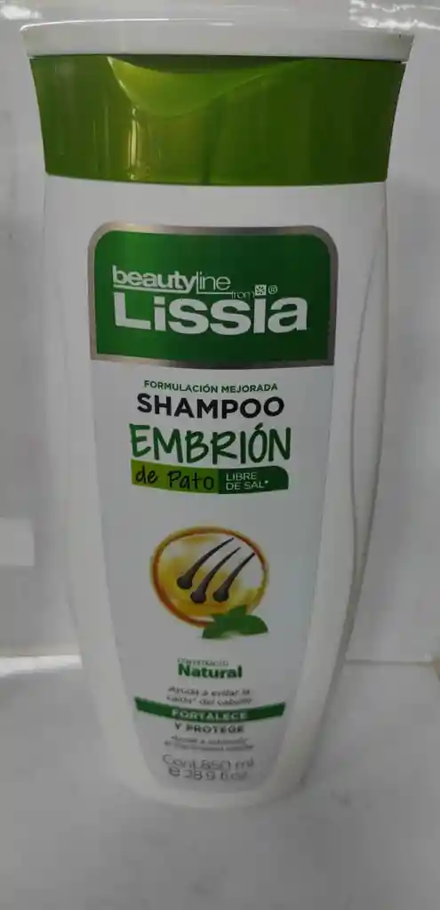 Shampoo Lissia Embriòn De Pato 850ml