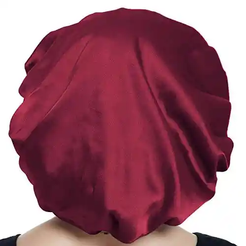 Gorro Satín Doble Capa Reversible Anti Frizz Para Dormir