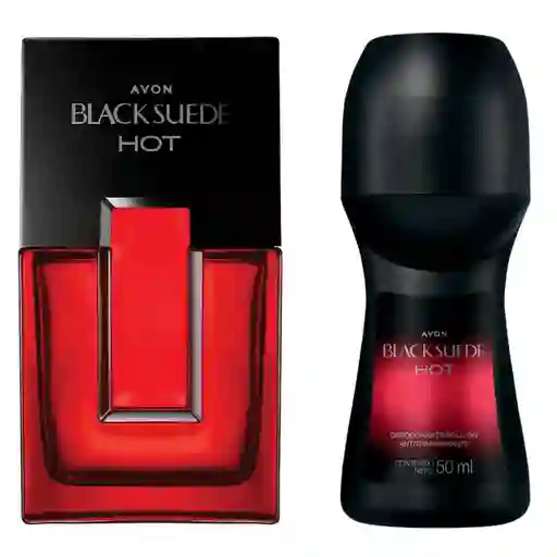 Set Black Suede Hot + Desodorante Avon