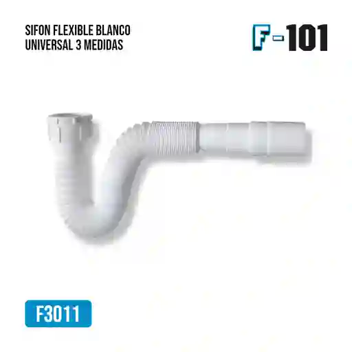 Sifón Flexible Universal 3 Medidas 11/2 - 11/4