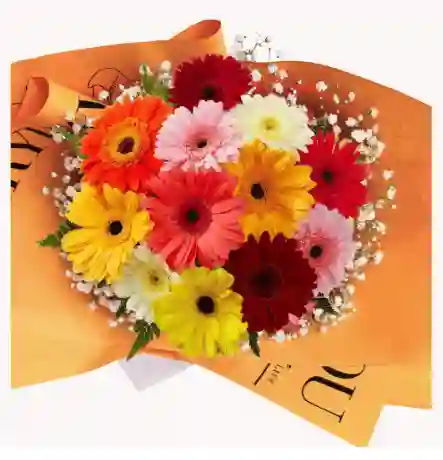 Arreglo Floral Con Gerberas