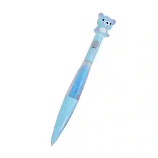 Esfero Kawaii Oso Con Luz Led