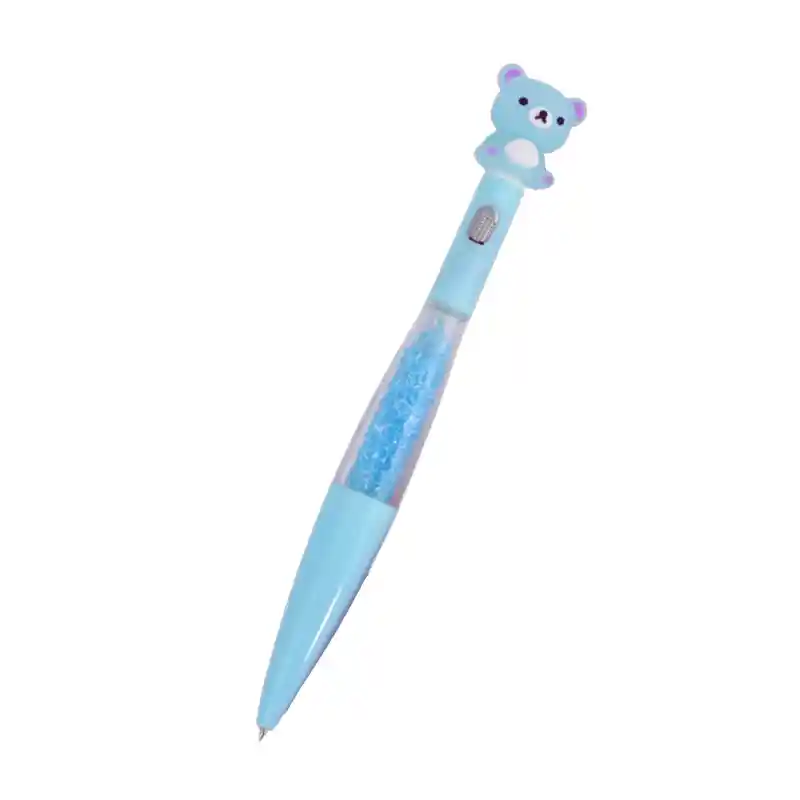 Esfero Kawaii Oso Con Luz Led