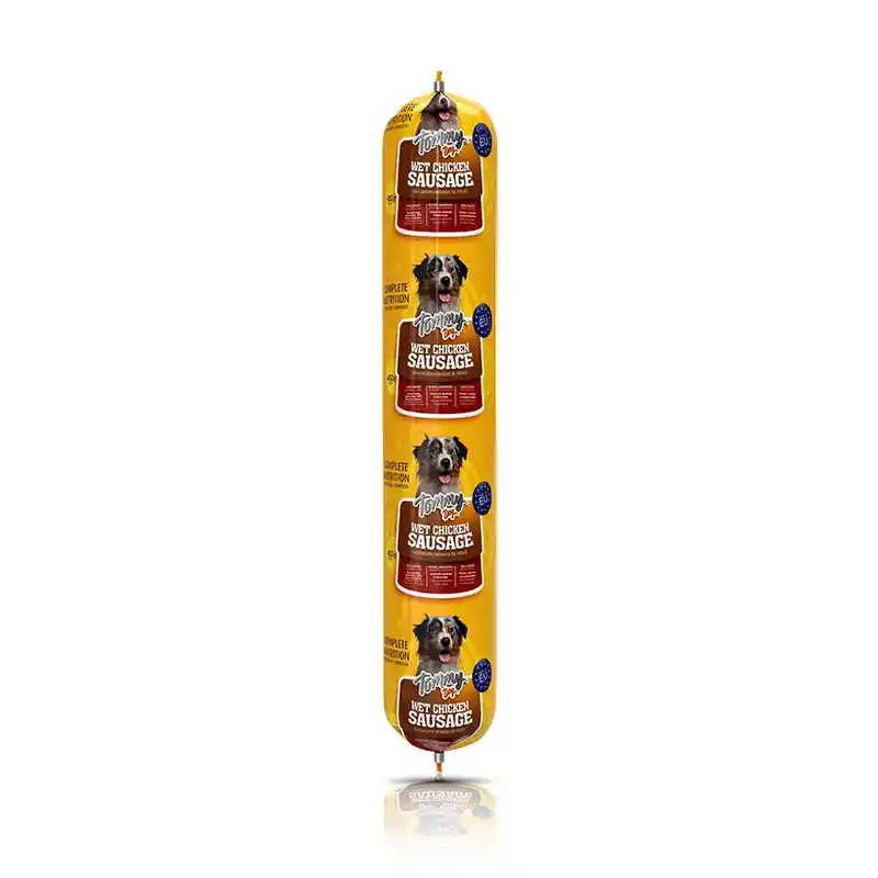 Salchichon Humedo Tommy For Dog Adulto Sabor Pollo X 450gr