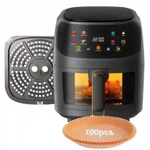 Freidora De Aire 8litros Xhome 2400w Pantalla Táctil Digital