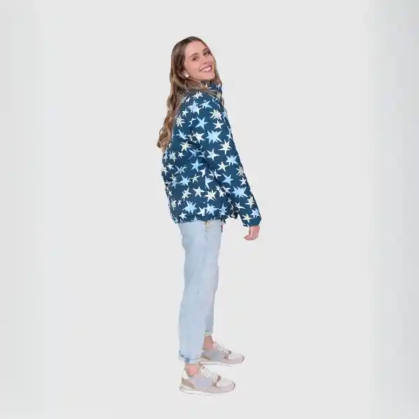 Xxs / Chaqueta Acolchada Estrellas - Azul