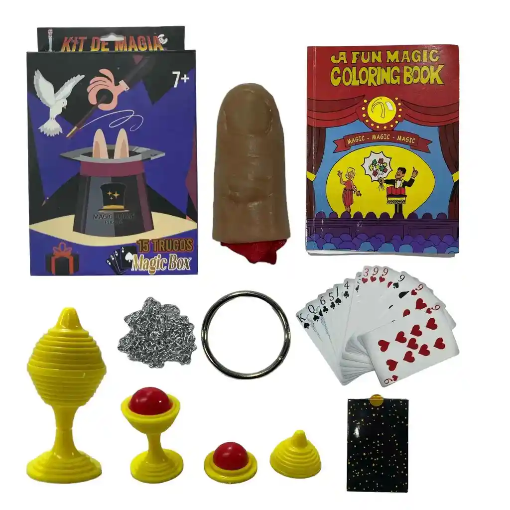 Kit Didáctico De Magia Con 15 Trucos Sorprendentes Niños