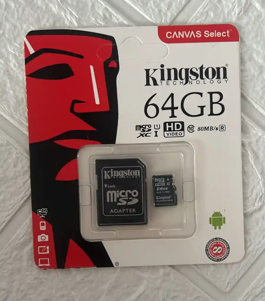 Memoria Micro Sd Kingston 64gb