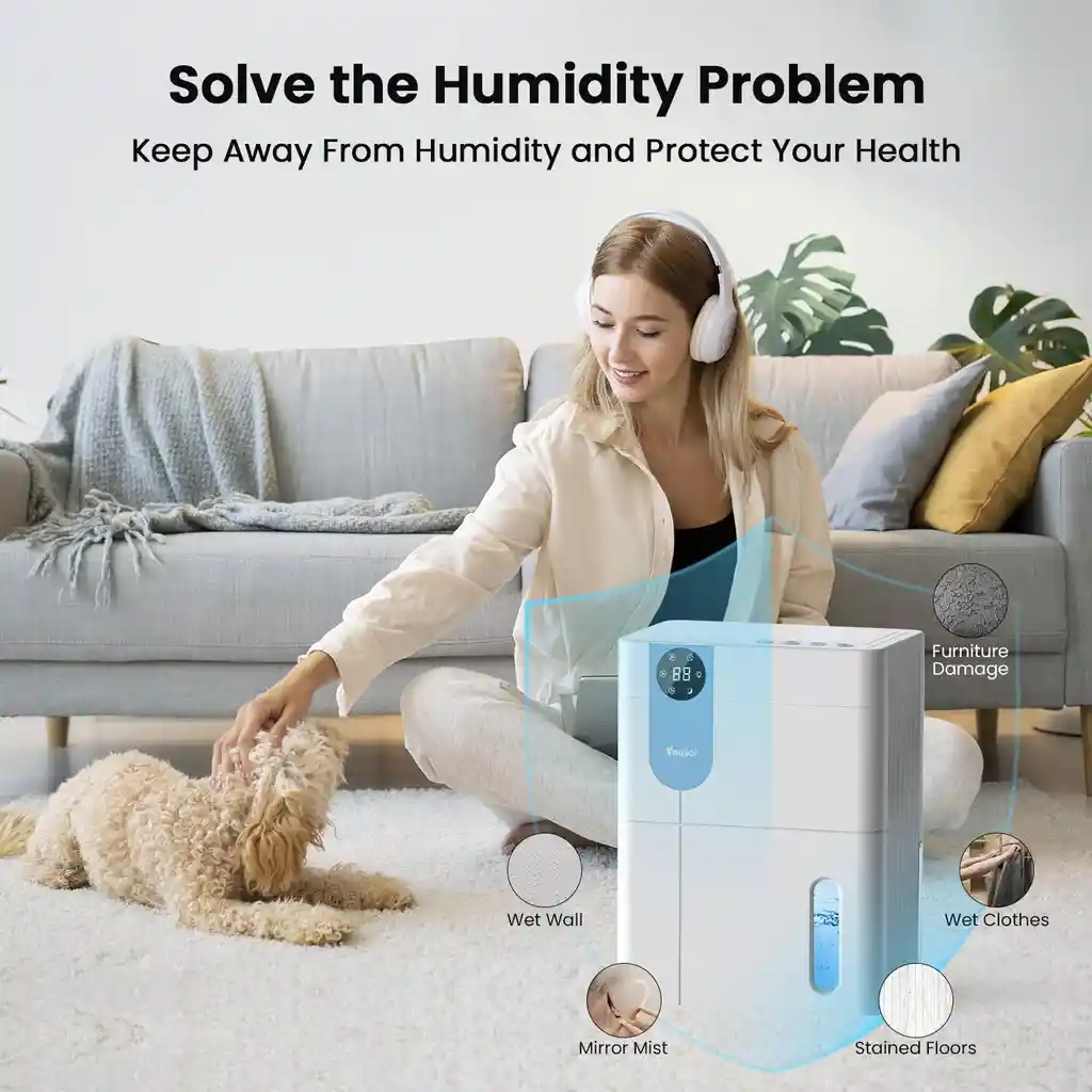 Deshumidificador Automatico Ultrasilencioso Con Temporizador
