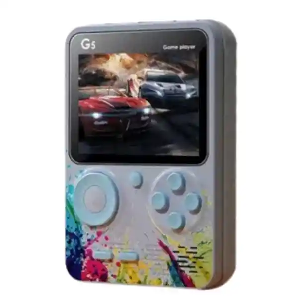 Consola De Videojuegos G5 Gris Con Pantalla Hd