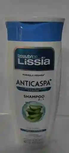 Shampoo Lissia 2 En 1 Anticaspa Con Extraco De Aloe Vera Y Climbazol 425ml