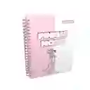 Cuaderno 5 Materias Pequeño Primavera Arg Femenino Cuadriculado