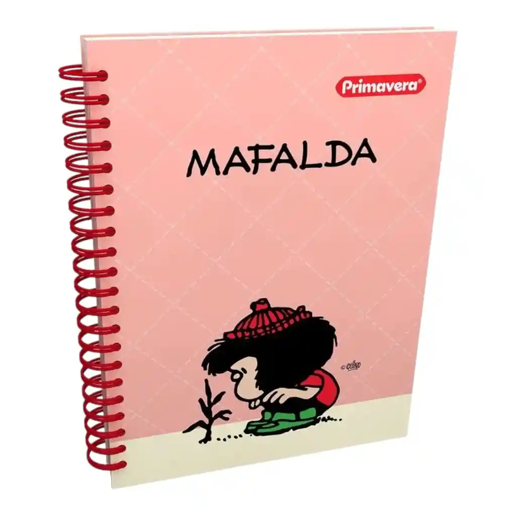 Cuaderno 5 Materias Pequeño Primavera Arg Femenino Cuadriculado