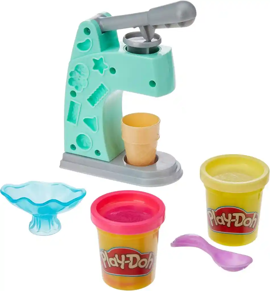 Juego Didáctico Set Play-doh Mini Heladería Para Niños