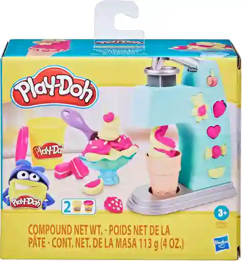 Juego Didáctico Set Play-doh Mini Heladería Para Niños