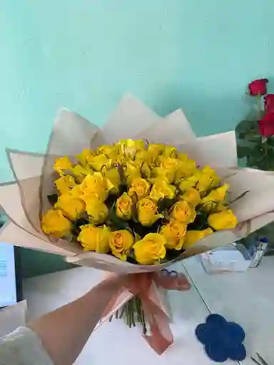 Bouquet De Rosas Amarillas
