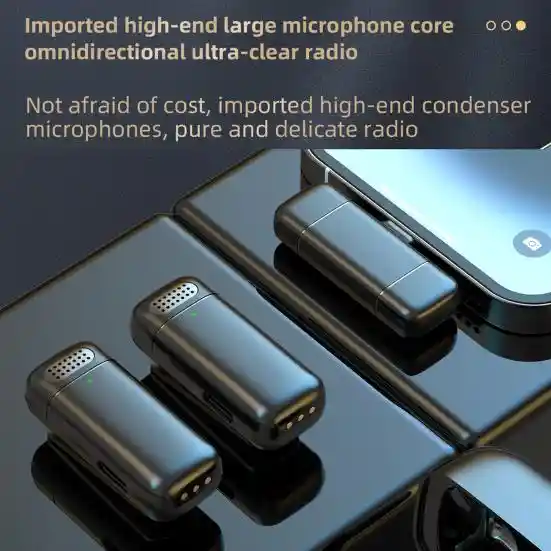 Micrófono Inalambrico Dual Para Iphone