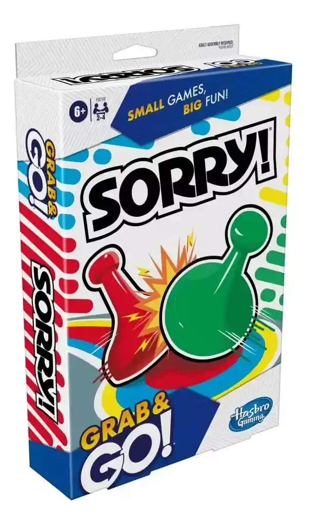 Juego De Mesa Sorry! Edición Portátil Hasbro Para Niños Familia