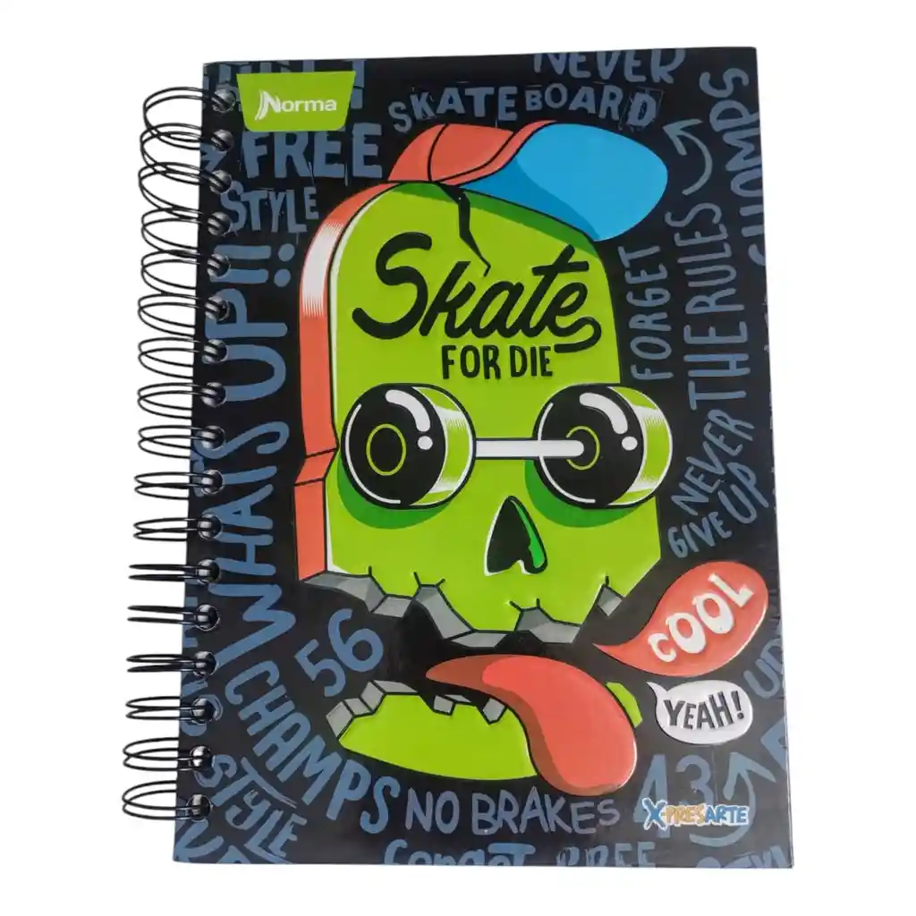 Cuaderno 7 Materias Pequeño X-presarte Arg Masculino Cuadriculado
