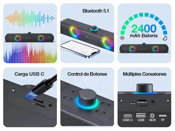 Parlante Barra De Sonido