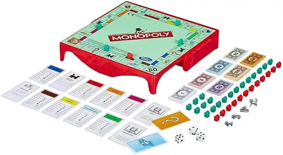 Juego De Mesa Monopoly Edición De Viaje Para Niños Familia