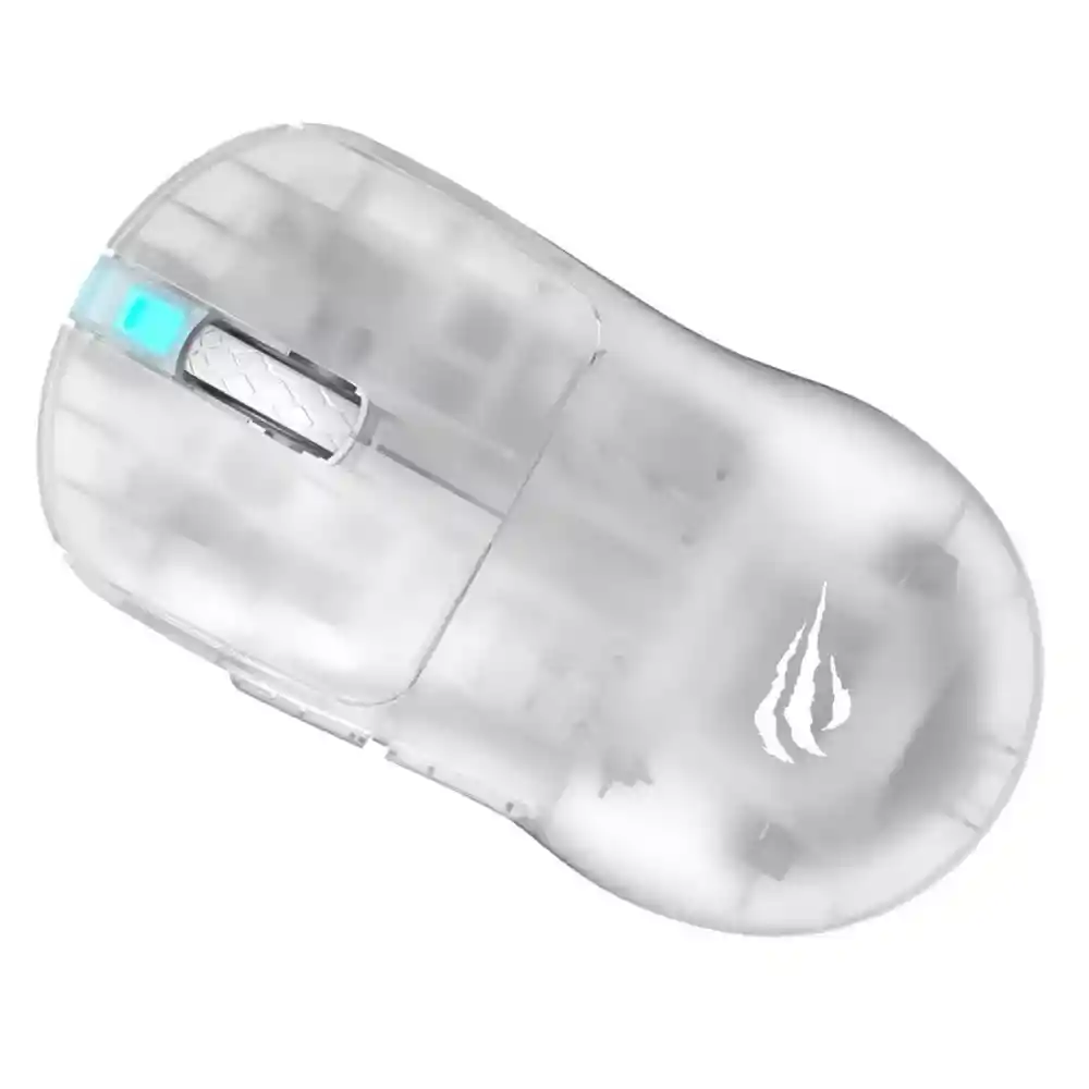 Mouse Tipo Gamer 3 Modos De Conexión Bluetooth / Receptor Usb / Usb Ms970wb Havit (color Blanco)