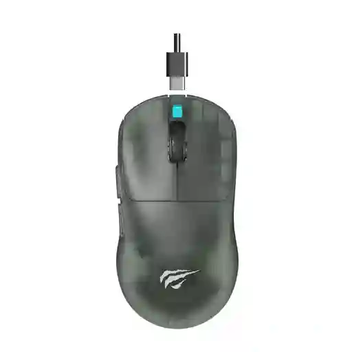 Mouse Tipo Gamer 3 Modos De Conexión Bluetooth / Receptor Usb / Usb Ms970wb Havit (color Negro)