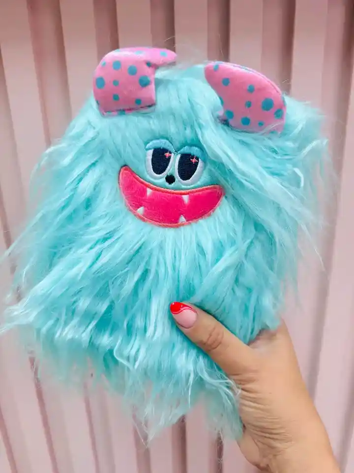 Agenda De Monstruo Peludo Verde